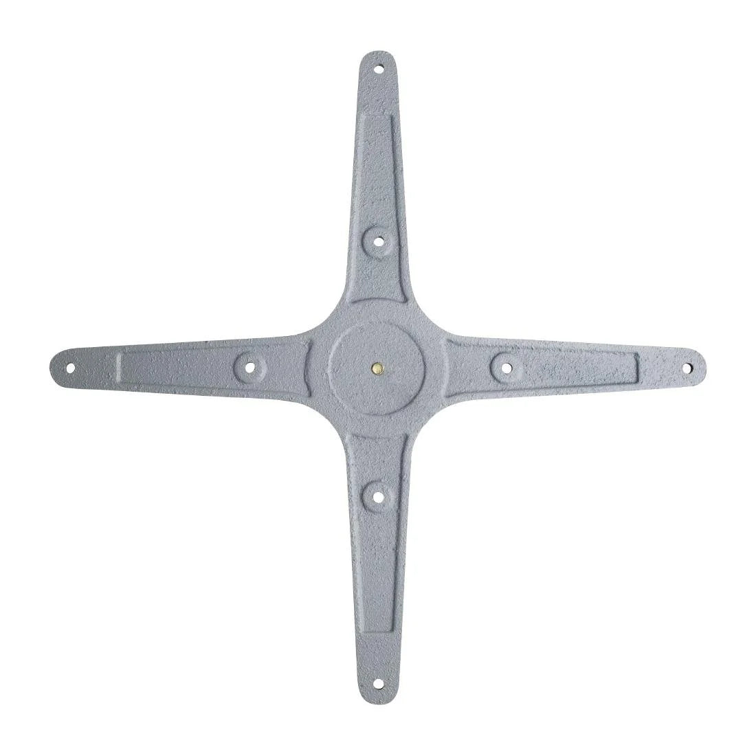 Bolero Piètement de table avec base à 4 branches en aluminium 680 mm