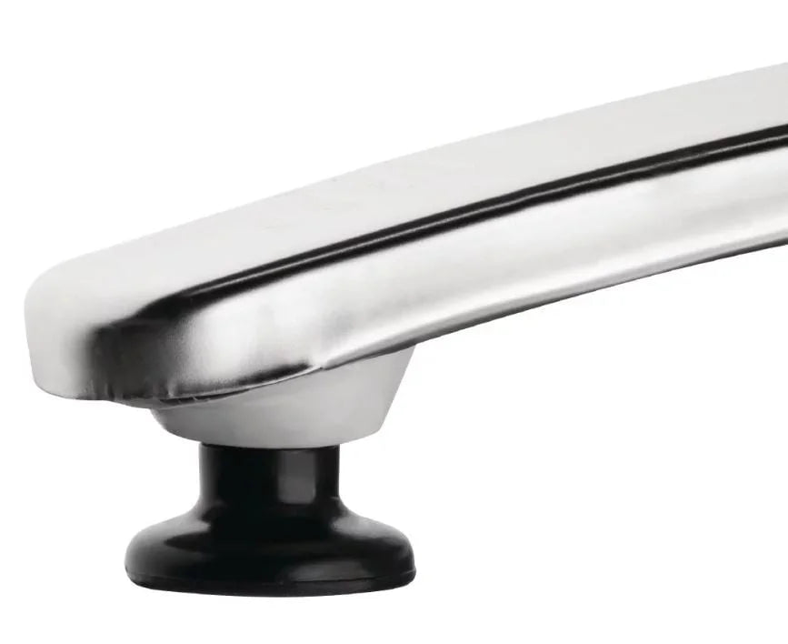 Bolero Piètement de table avec base à 4 branches en aluminium 680 mm