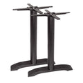Bolero Pied de table double en fonte 72 cm de hauteur, 2 pièces