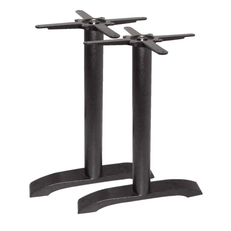 Bolero Pied de table double en fonte 72 cm de hauteur, 2 pièces