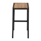 Tabourets de bar Bolero en acier et bois d’acacia - lot de 2