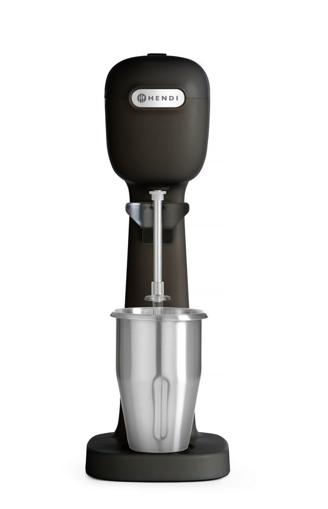 Mixeur à Milkshake sans BPA -Design by Bronwasser, HENDI, Noir, 230V/400W, 170x210x(H)485mm