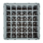 Cambro Panier de lavage pour verres beige avec 36 compartiments hauteur de verre max 25,7cm