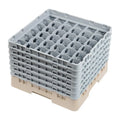 Cambro Panier de lavage pour verres beige avec 36 compartiments hauteur de verre max 29,8cm