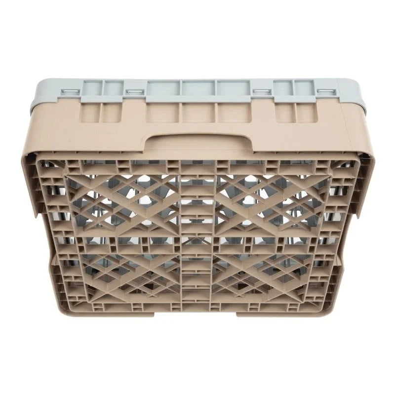 Cambro Panier de lavage pour verres beige avec 49 compartiments hauteur de verre max 9,2cm