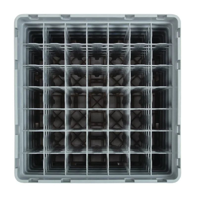 Cambro Panier de lavage pour verres beige avec 49 compartiments hauteur de verre max 25,7cm