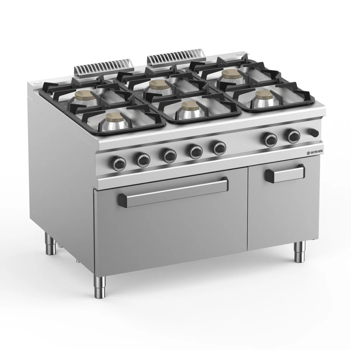 Cuisinière à gaz Série 900 - 120/90 avec four électrique - 6 feux - 39 kW