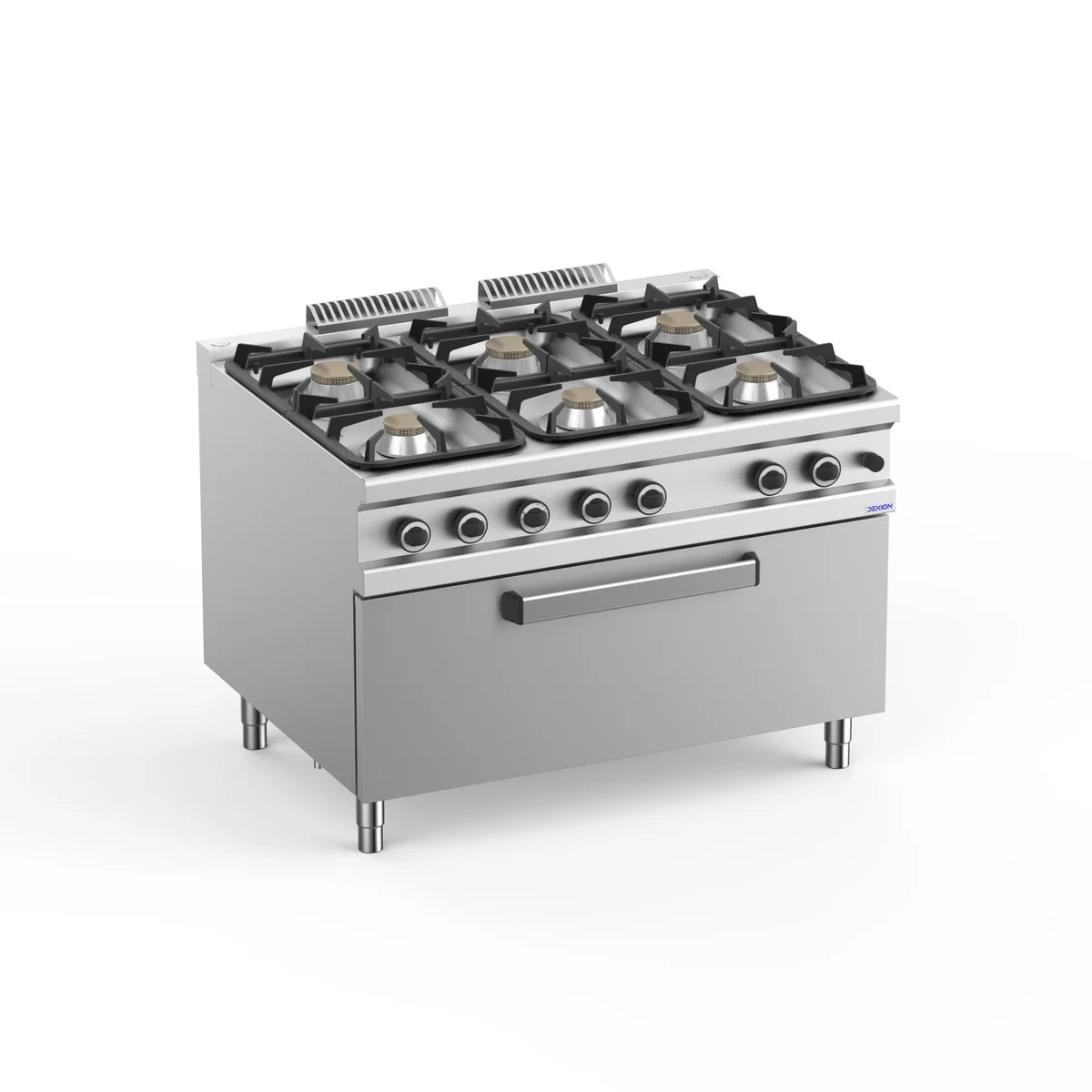 Cuisinière à gaz Série 900 - 120/90 avec grand four à gaz - 6 feux - 64 kW