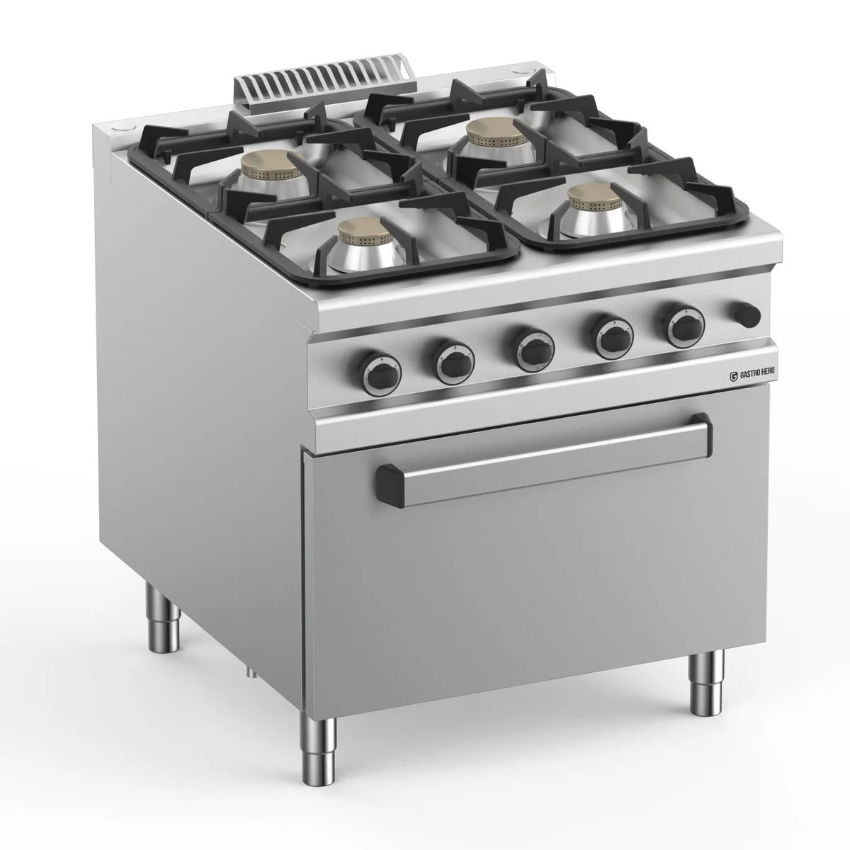 Cuisinière à gaz Série 900 - 80/90 avec four électrique - 4 feux - 42 kW