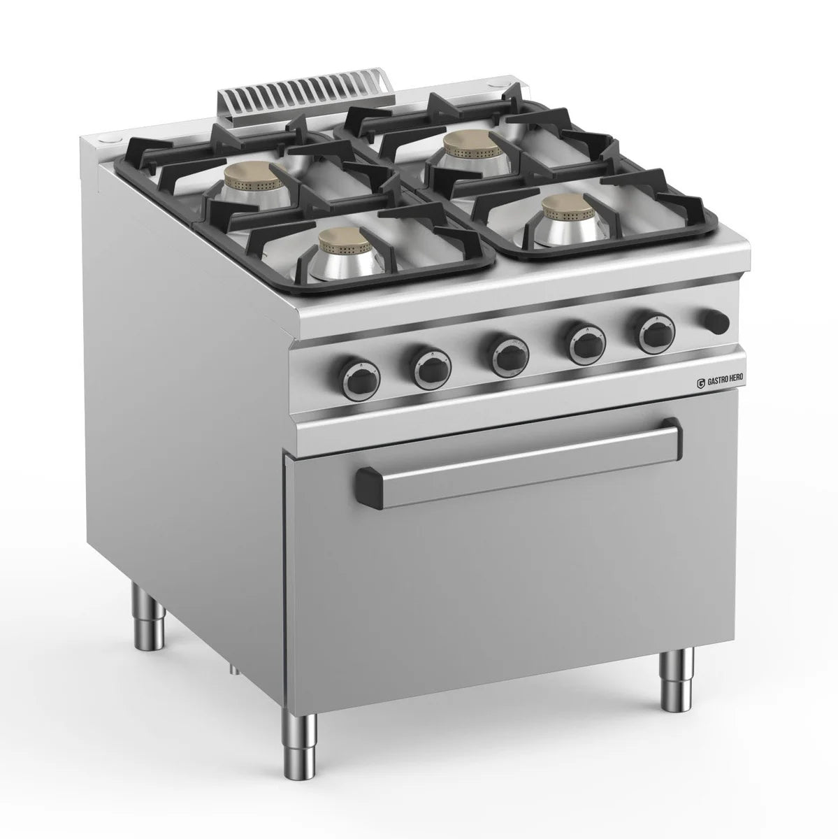 Cuisinière à gaz Série 900 - 80/90 avec four à gaz - 4 feux - 43 kW