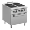 Cuisinière électrique Série 900 - 80/90 avec four électrique - 4 plaques carrées - 19 kW