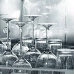 Lave-verres ECO 40 x 40 cm (panier), avec doseur de détergent & doseur de produit de rinçage, avec pompe de vidange & adoucisseur, Fabriqué en Europe, 230 V