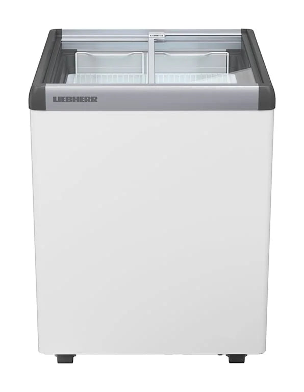 Liebherr coffre congélateur EFE 1552-21 avec couvercle coulissant en verre