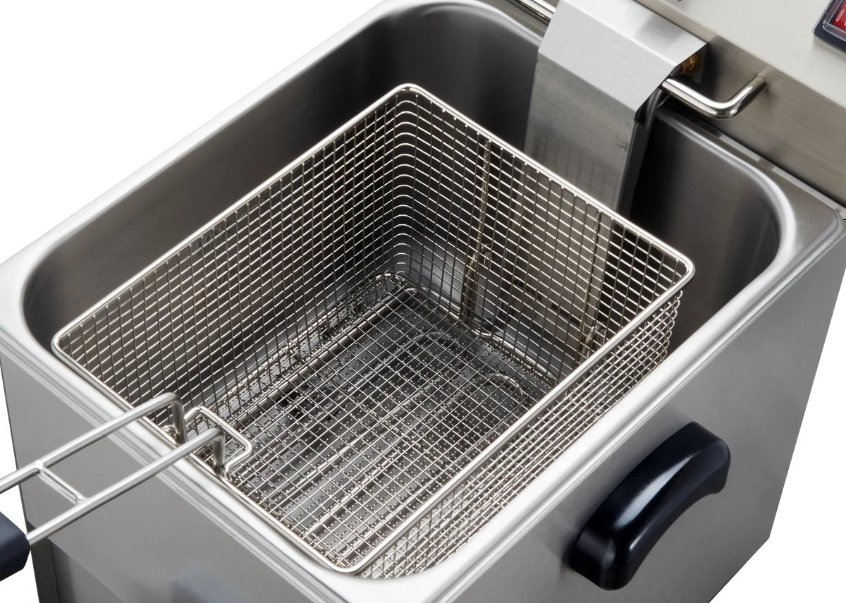 Friteuse électrique ECO 10 litres avec robinet de vidange