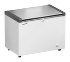 Liebherr coffre congélateur EFL 3056 blanc avec couvercle en acier inoxydable