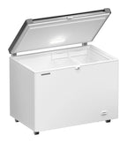 Liebherr coffre congélateur EFL 3056 blanc avec couvercle en acier inoxydable