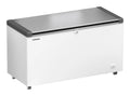Liebherr coffre congélateur EFL 4656 blanc avec couvercle en acier inoxydable