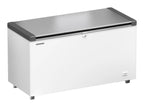 Liebherr coffre congélateur EFL 4656 blanc avec couvercle en acier inoxydable