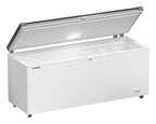 Liebherr coffre congélateur EFL 6056 blanc avec couvercle en acier inoxydable