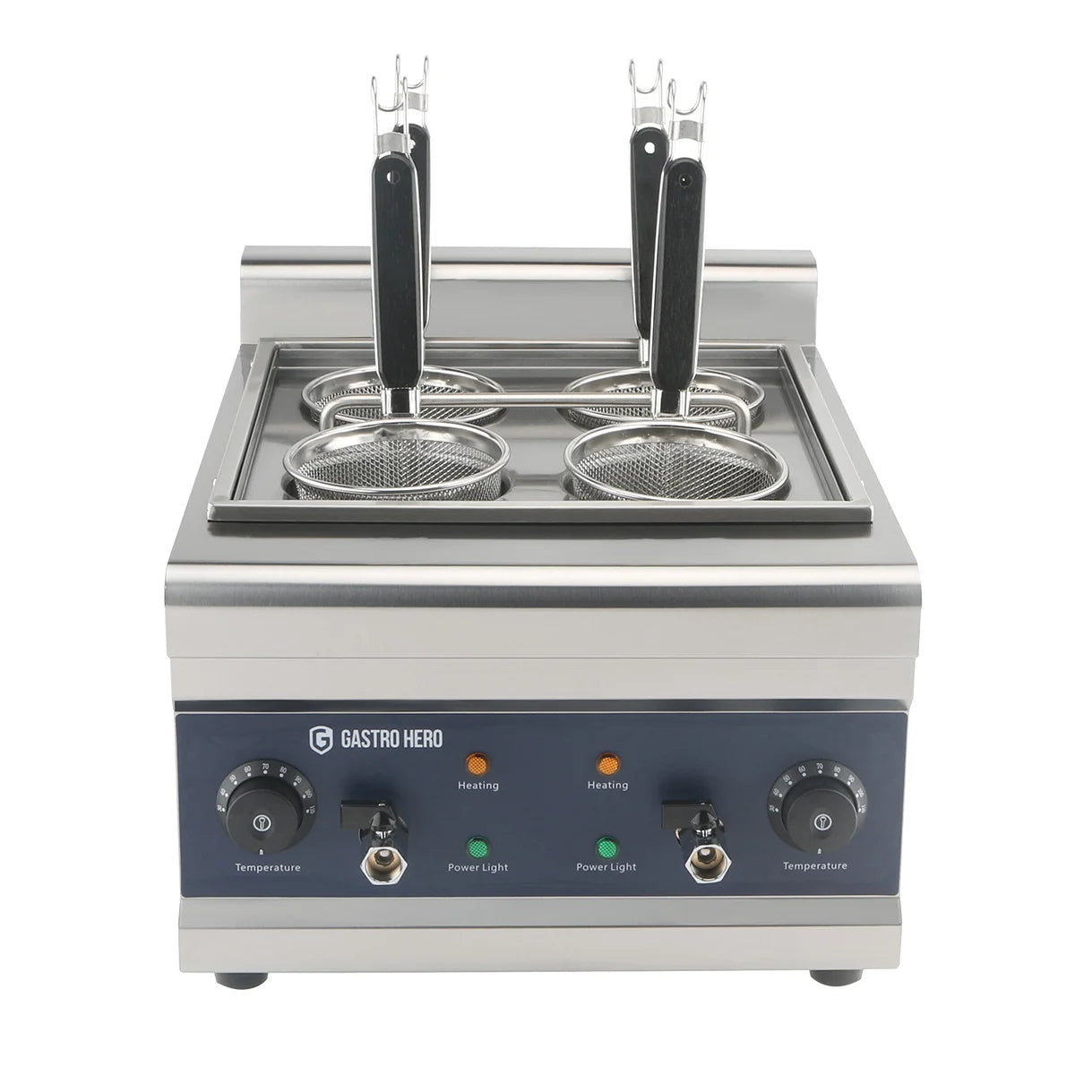 Cuiseur à pâtes électrique - 4 paniers - 16,5 L
