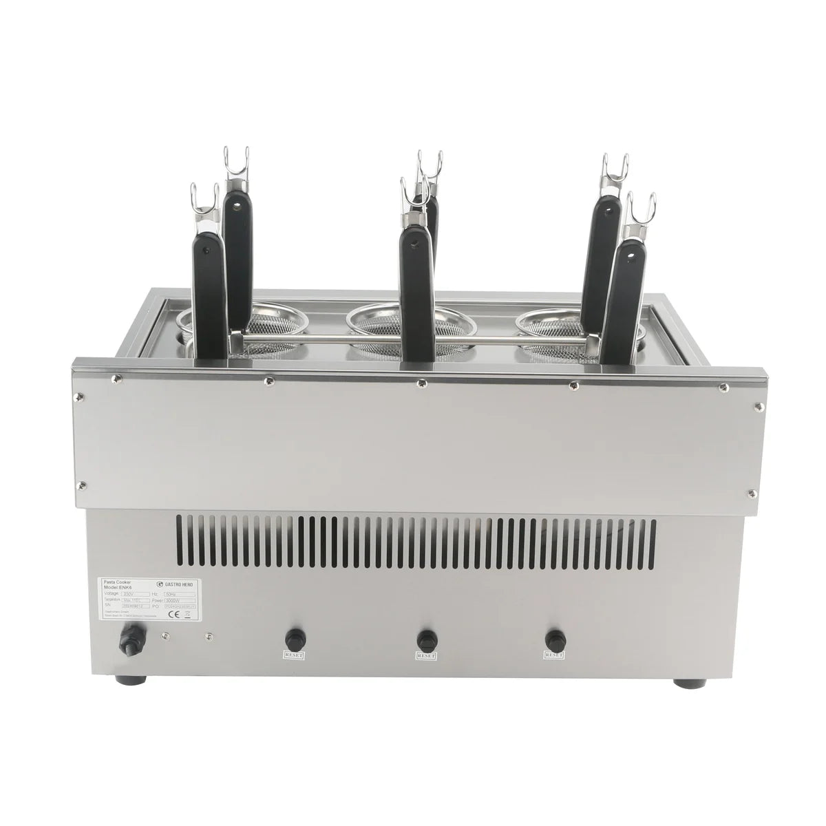 Cuiseur à pâtes électrique - 6 paniers à pâtes - 24,75 L