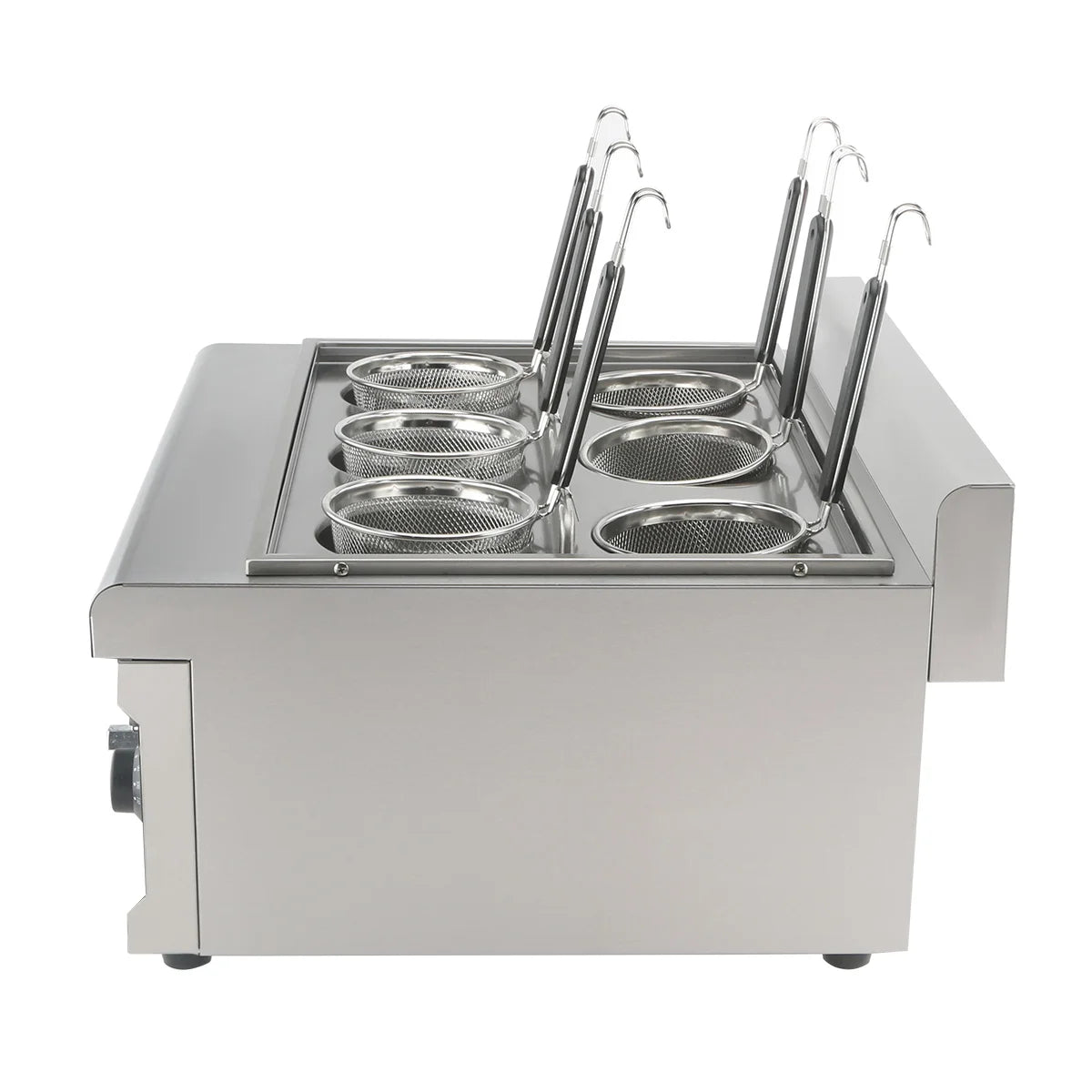 Cuiseur à pâtes électrique - 6 paniers à pâtes - 24,75 L