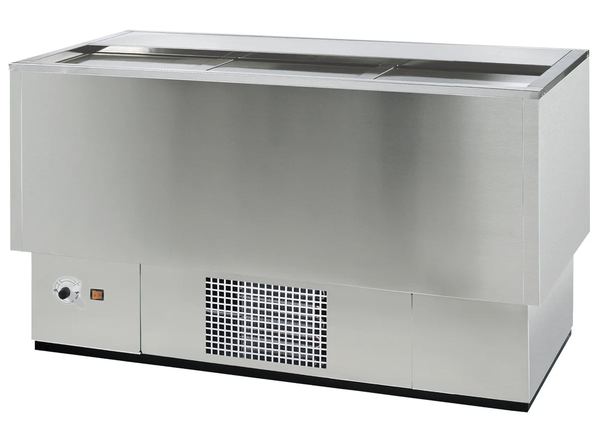 Coffre réfrigéré à bouteilles professionnel 260 Litres - Inox