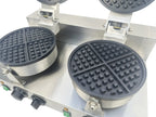 Gaufrier rond double