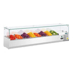 Polar Série G Vitrine réfrigérée à poser pour 8 x GN1/3