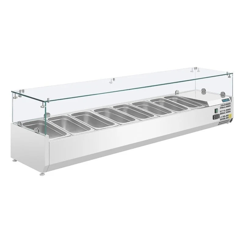 Polar Série G Vitrine réfrigérée à poser pour 8 x GN1/3