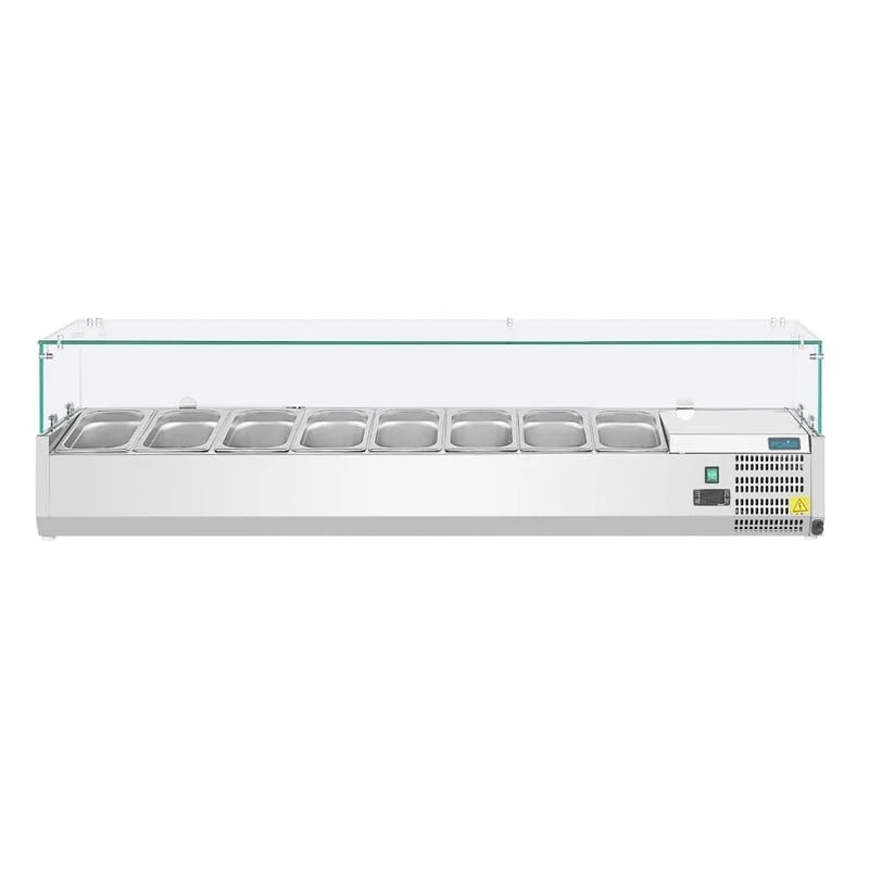 Polar Série G Vitrine réfrigérée à poser pour 8 x GN1/3
