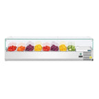 Polar Série G Vitrine réfrigérée à poser pour 8 x GN1/3