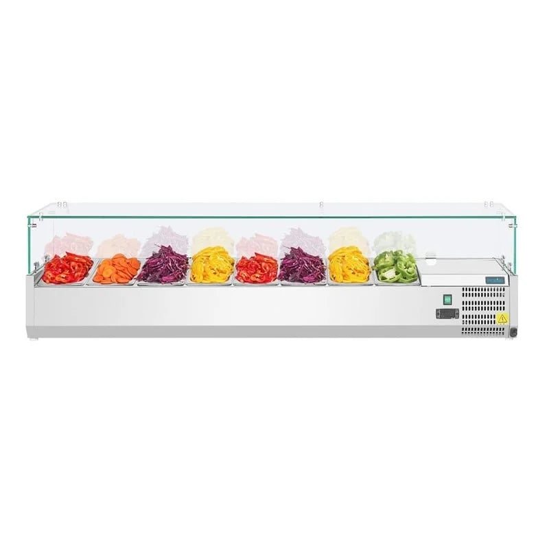 Polar Série G Vitrine réfrigérée à poser pour 8 x GN1/3