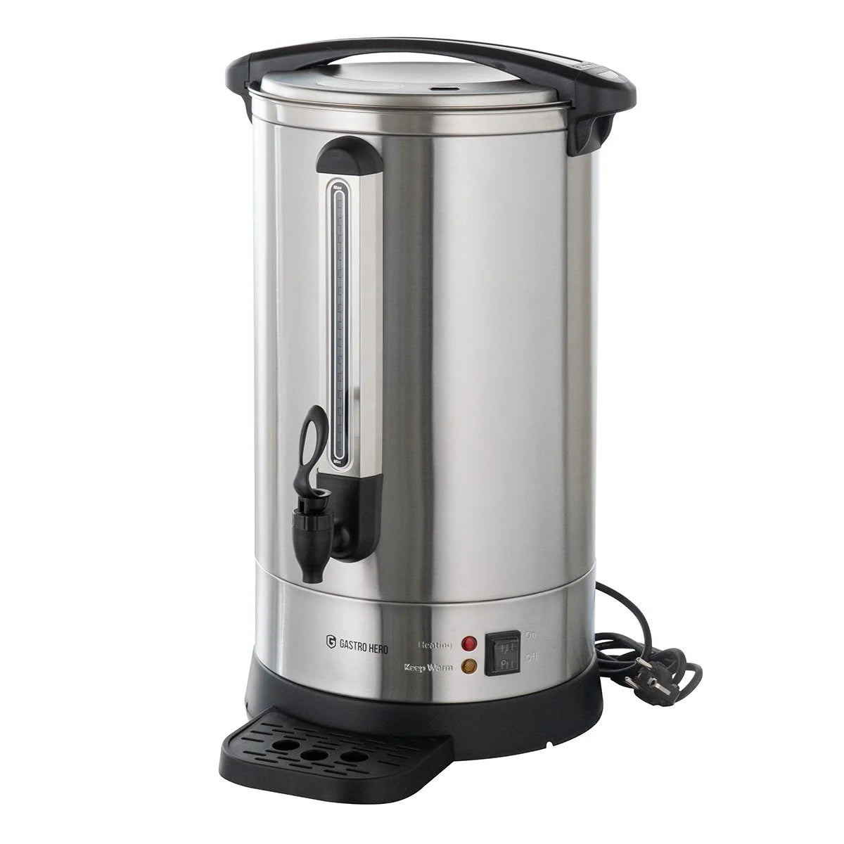 Cafetière / percolateur GDCB 18,2 Litres, avec robinet et filtre en inox