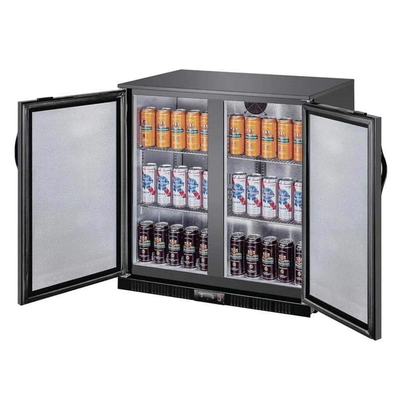 Arrière-bar réfrigéré Polar Série G 2 portes, 198 L