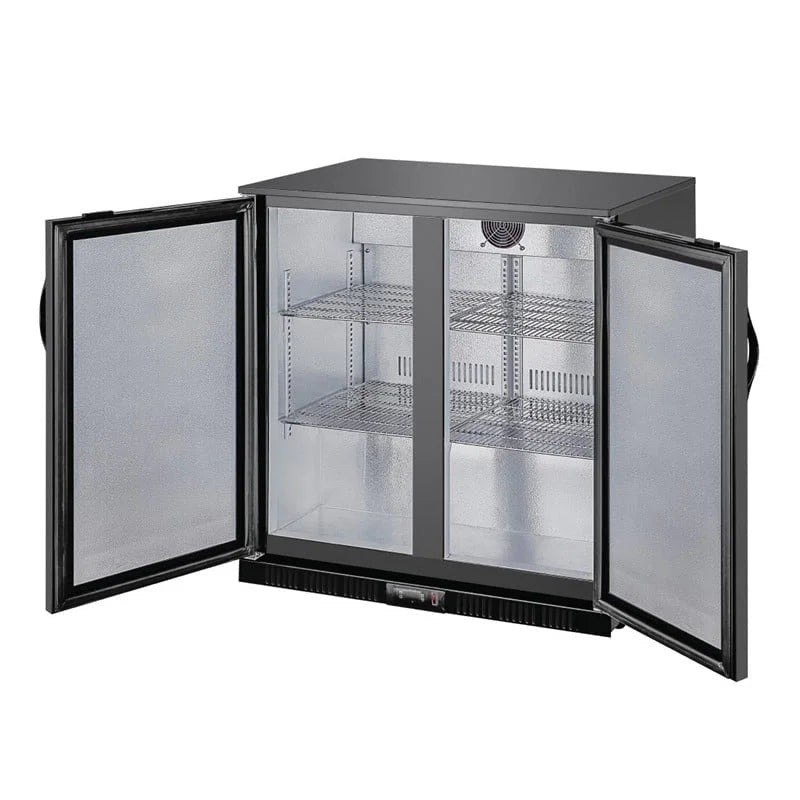 Arrière-bar réfrigéré Polar Série G 2 portes, 198 L