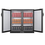 Arrière-bar réfrigéré Polar Série G 2 portes, 198 L
