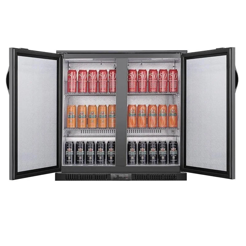 Arrière-bar réfrigéré Polar Série G 2 portes, 198 L