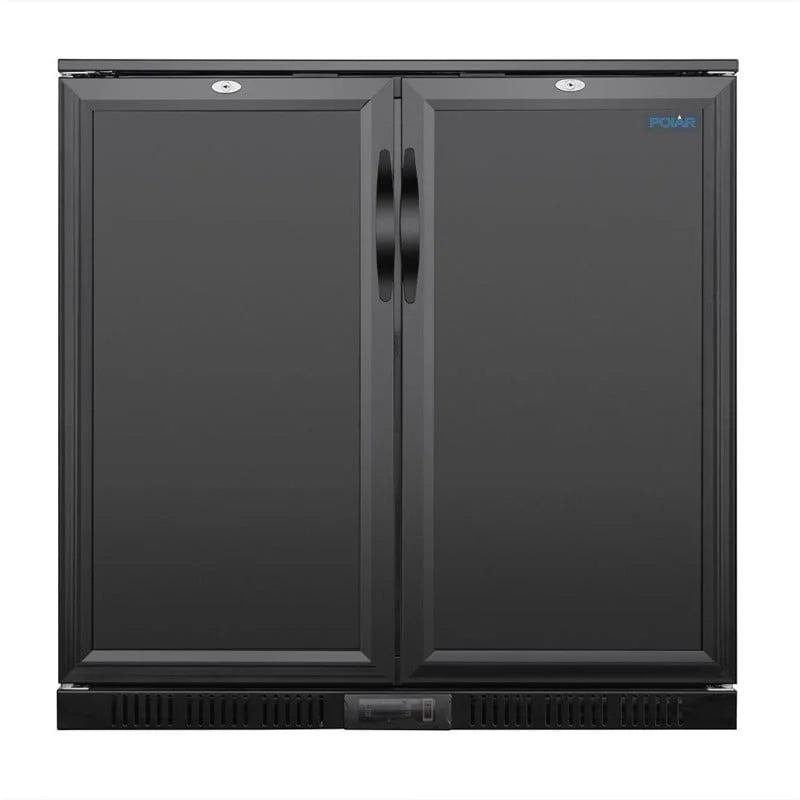 Arrière-bar réfrigéré Polar Série G 2 portes, 198 L