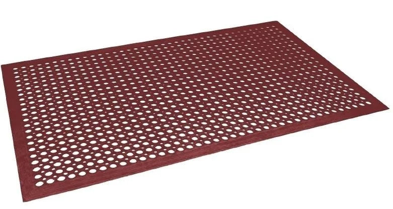Jantex Tapis anti-fatigue, rouge