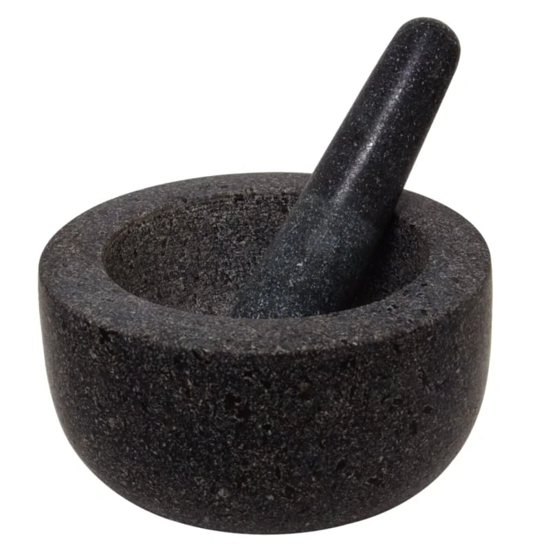 Vogue Mortier + bol, granit, 20cm de diamètre