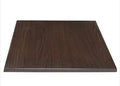 Plateau de table carré Bolero brun foncé 600x600 mm