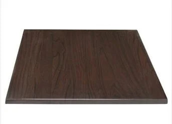 Plateau de table carré Bolero brun foncé 600x600 mm