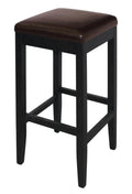 Tabouret de bar Bolero, brun foncé - 2 pièces