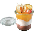 Bocal type Weck avec couvercle 140 ml - 12 pces