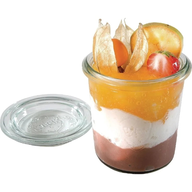Bocal type Weck avec couvercle 140 ml - 12 pces