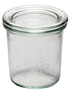 Bocal type Weck avec couvercle 140 ml - 12 pces