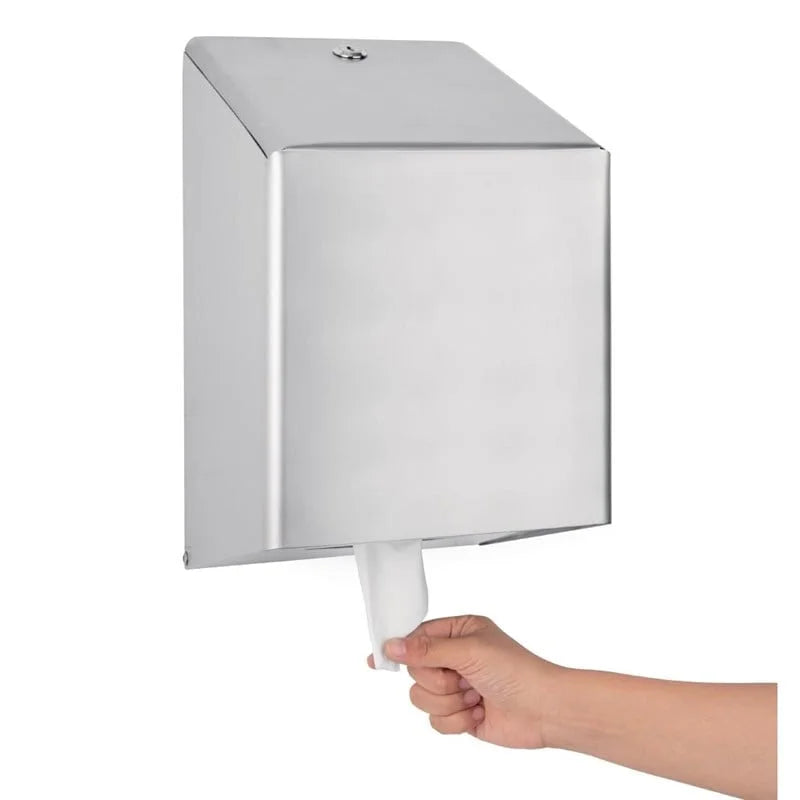 Jantex distributeur d’essuie-mains à dévidage central en acier inoxydable