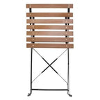 Chaise bistrot Bolero aspect bois - 2 pièces