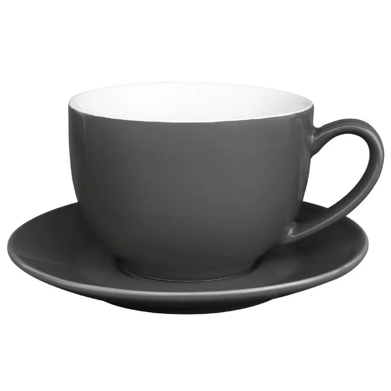 Tasses à cappuccino Olympia Café grises 34 cl - 12 pcs